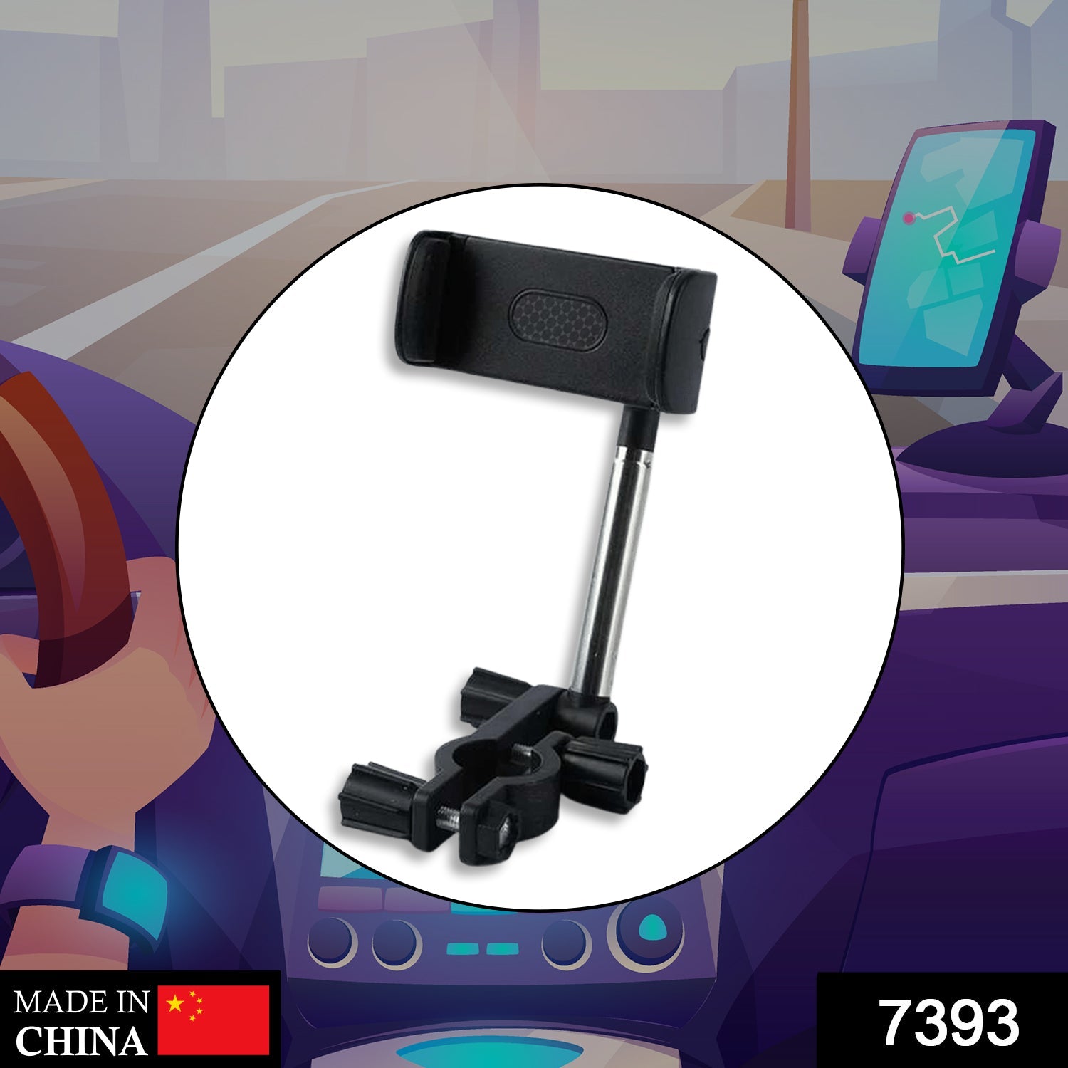 7393 2 in 1 Universal Car Mobile Holder | Car Phone Holder with Refillable Aromatic Tablet | Perfect for Dashboard Air Vent | Car Vent Mobile Holder | Car Mobile Holder for Dashboard DeoDap 7393 2 in 1 Universal Car Mobile Holder | Car Phone Holder with Refillable Aromatic Tablet | Perfect for Dashboard Air Vent | Car Vent Mobile Holder | Car Mobile Holder for Dashboard DeoDap